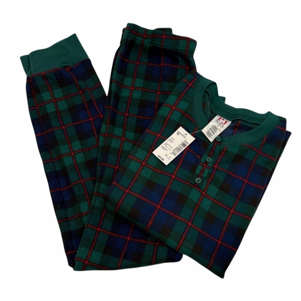 Bundle Kids Christmas Pajama Tops (3) | Holiday Dino & Plaid Long Sleeve Shirts